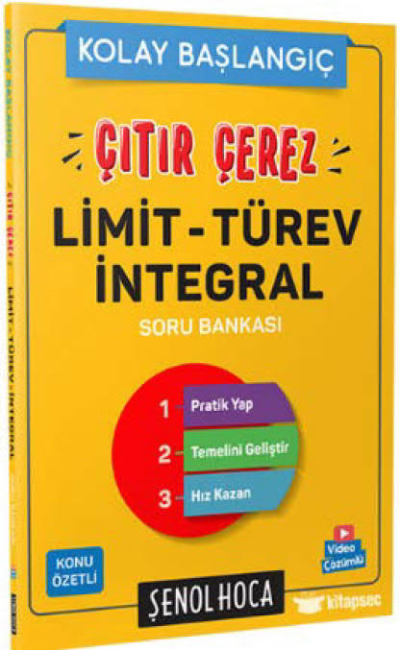 Kolay Başlangıç Çıtır Çerez Limit Türev İntegral Şenol Hoca