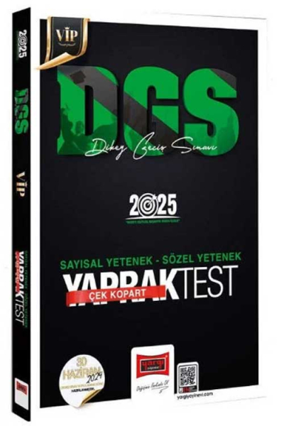 2025 DGS VİP Sayısal-Sözel Yetenek Çek Kopart Yaprak Test Yargı Yayınevi FotokoPink