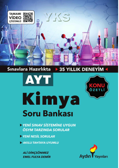 AYT Kimya Konu Özetli Soru Bankası Tamamı Video Çözümlü Aydın Yayınları FotokoPink