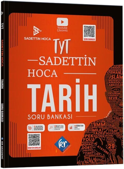 Sadettin Hoca TYT Tarih Soru Bankası KR Akademi FotokoPink