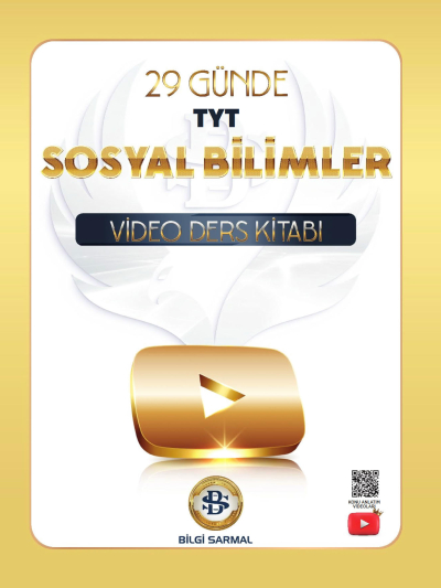 TYT Sosyal Bilimler 29 Günde Video Ders Kitabı Bilgi Sarmal FotokoPink