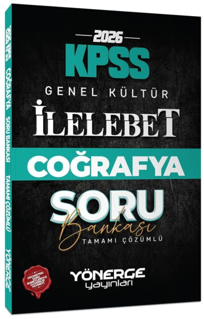 2026 KPSS Coğrafya İlelebet Soru Bankası Çözümlü Yönerge Yayınları FotokoPink