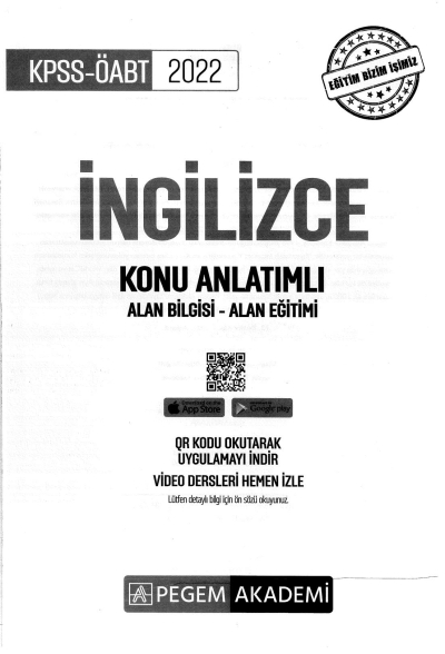 İNGİLİZCE KONU ANLATIMLI ALAN BİLGİSİ-ALAN EĞİTİMİ FotokoPink