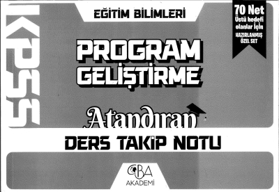 PROGRAM GELİŞTİRME ATANDIRAN DERS TAKİP NOTU FotokoPink