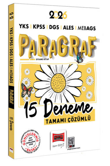 2026 YKS KPSS DGS ALES MEB-AGS Papatya Serisi Paragraf Tamamı Çözümlü 15 Deneme Yargı Yayınları FotokoPink