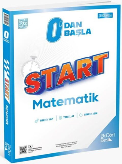 0' dan (Sıfırdan) Başla Start Matematik Şenol Hoca Üç Dört Beş Yayınları FotokoPink