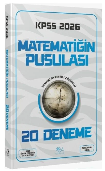 2026 KPSS Matematik Matematiğin Pusulası 20 Deneme CBA Yayınları FotokoPink