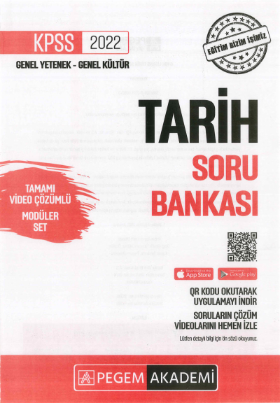 TARİH SORU BANKASI ÇÖZÜMLÜ SORU BANKASI MODÜLER SET FotokoPink