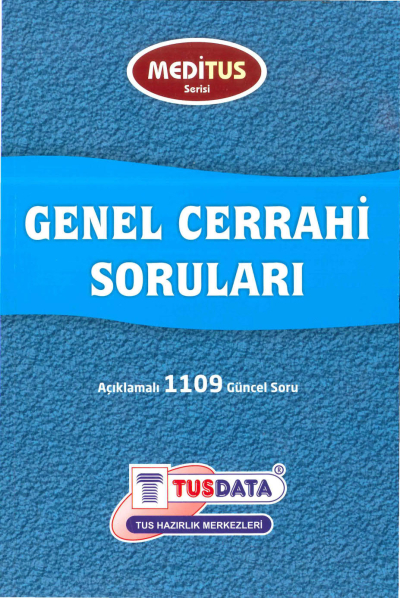 Genel Cerrahi Soruları Açıklamalı 1109 Soru Meditus Serisi TUSDATA FotokoPink
