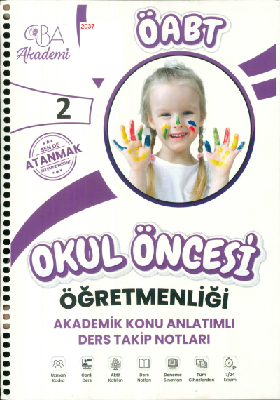 ÖABT OKUL ÖNCESİ ÖĞRETMENLİĞİ AKADEMİK KONU ANLATIMLI DERS TAKİP NOTLARI 2. KİTAP FotokoPink