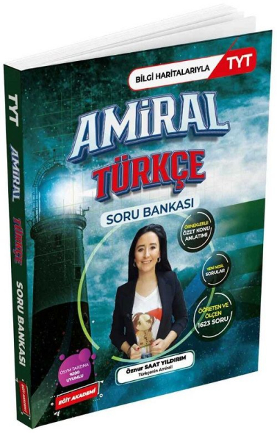 TYT Amiral Bilgi Haritalarıyla Türkçe Soru Bankası Mehmet Eğit FotokoPink