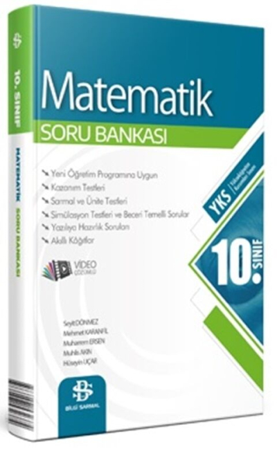 10. Sınıf Matematik Soru Bankası Video Çözümlü Bilgi Sarmal Yayınları FotokoPink