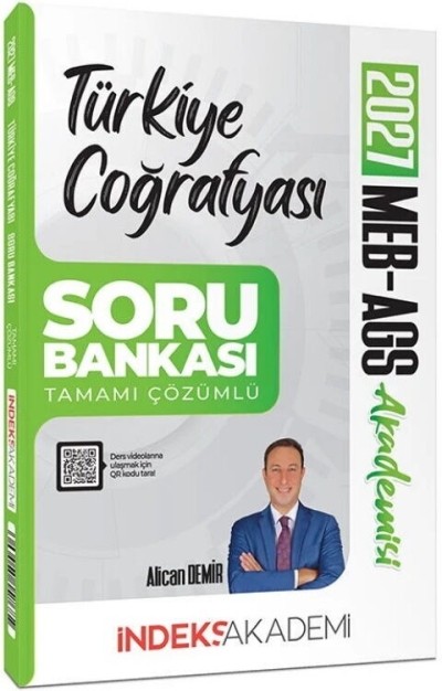 MEB-AGS Akademisi Türkiye Coğrafyası Soru Bankası Çözümlü İndeks Akademi Yayıncılık FotokoPink