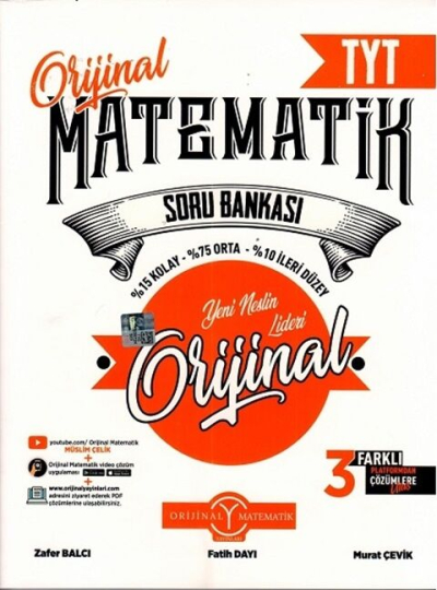 ORJİNAL TYT MATEMATİK SORU BANKASI FotokoPink