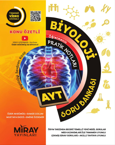 AYT Biyoloji Soru Bankası Miray Yayınları FotokoPink