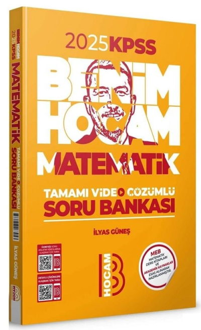 Benim Hocam Yayınları 2025 KPSS Matematik Tamamı Video Çözümlü Soru Bankası FotokoPink