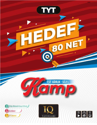TYT Hedef 80 Eşit Ağırlık Sözel Kamp IQ Yayınları FotokoPink