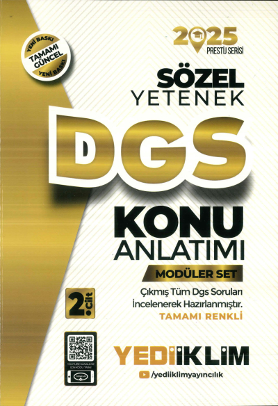 YEDİİKLİM DGS SÖZEL KONU ANLATIM 2025