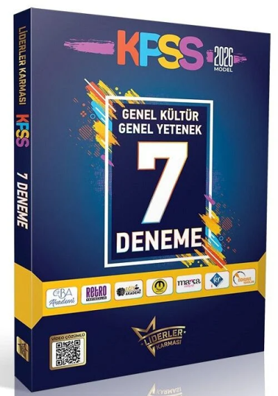 KPSS Genel Kültür Genel Yetenek 7 Deneme Liderler Karması FotokoPink