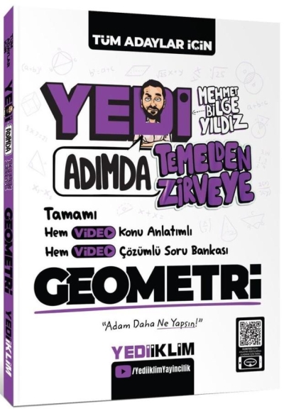 YEDİ ADIMDA TEMELDEN ZİRVEYE GEOMETRİ YEDİİKLİM YAYINLARI FotokoPink