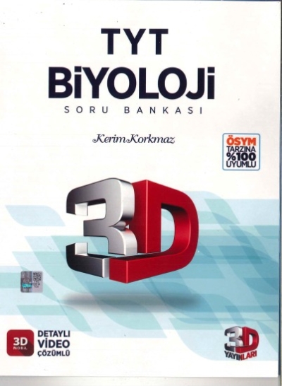 3D TYT BİYOLOJİ SORU BANKASI FotokoPink