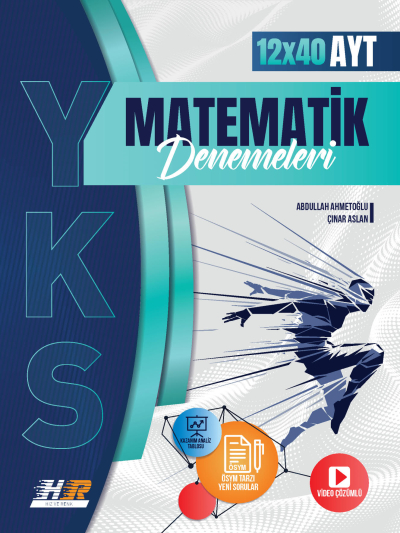 AYT Matematik 12 x 40 Denemeleri Hız ve Renk Yayınları FotokoPink