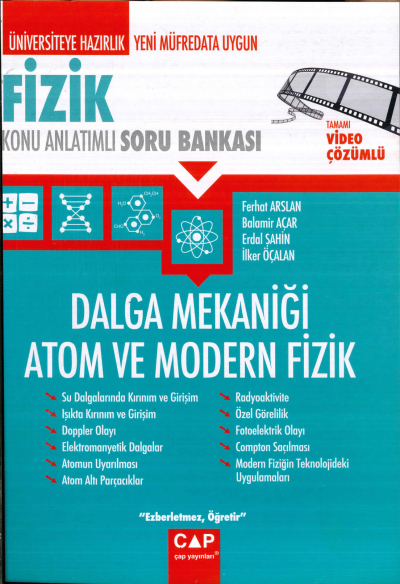 TYT-AYT FİZİK DALGA MEKANİĞİ ATOM VE MODERN FİZİK ANLATIMLI SORU BANKASI