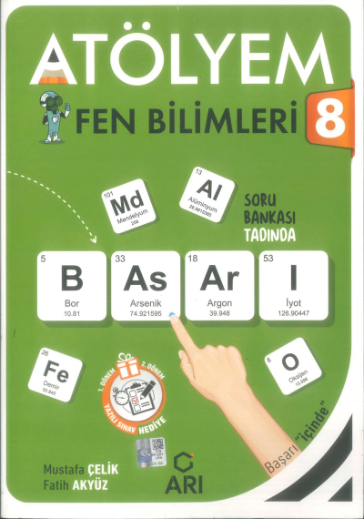 8. Sınıf Fen Bilimleri Atölyem Fenito Arı Yayıncılık FotokoPink