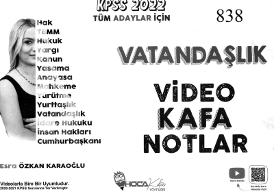 VATANDAŞLIK VİDEO KAFA NOTLAR