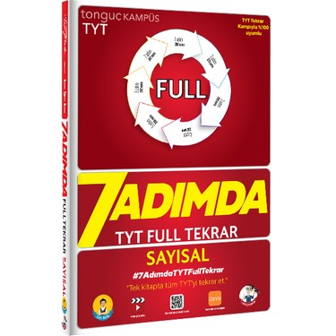 TYT Sayısal 7 Adımda Full Tekrar Soru Bankası FotokoPink
