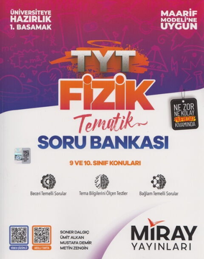 TYT Fizik Maarif Model Tematik Soru Bankası Miray Yayınları FotokoPink