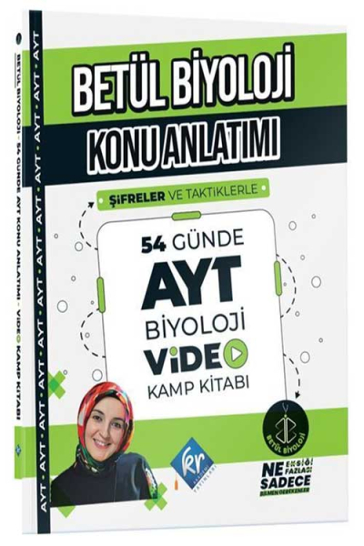 Betül Biyoloji Konu Anlatımı 54 Günde AYT Biyoloji Video Kamp Kitabı FotokoPink
