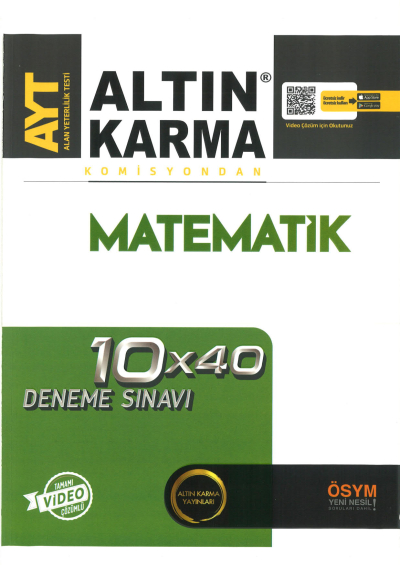AYT Matematik 10x40 Deneme Sınavı FotokoPink