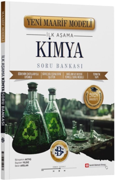2028 Üniversiteye Hazırlık Kimya İlk Aşama Maarif Model Soru Bankası Bilgi Sarmal FotokoPink
