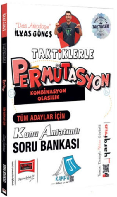 Tüm Adaylar İçin Taktiklerle Permütasyon Konu Anlatımlı Soru Bankası Yargı Yayınları FotokoPink