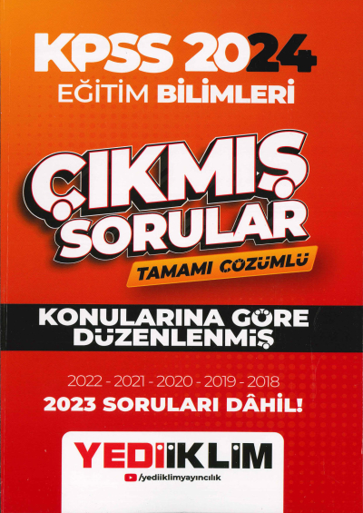 2018-2023 ÇIKMIŞ SORULAR TAMAMI ÇÖZÜMLÜ (KONULARINA GÖRE DÜZENLENMİŞ) FotokoPink