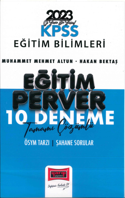 EĞİTİM PERVER 10 DENEME TAMAMI ÇÖZÜMLÜ
