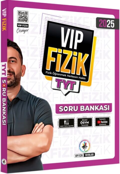 2025 TYT Fizik Soru Bankası Vip Fizik Yayınları FotokoPink