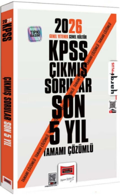 2026 KPSS Genel Kültür Genel Yetenek Tüm Dersler Tamamı Çözümlü Son 5 Yıl (2021-2025) Çıkmış Sorular Yargı Yayınları FotokoPink