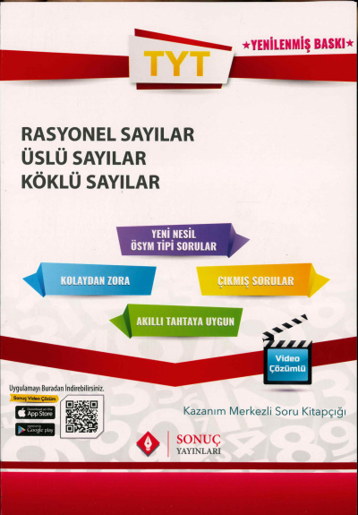 TYT RASYONEL - ÜSLÜ- KÖKLÜ SAYILAR SORU KİTAPÇIĞI FotokoPink