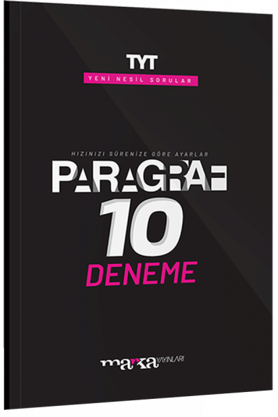 2026 TYT Paragraf 10 Deneme Tamamı Video Çözümlü Marka Yayınları FotokoPink