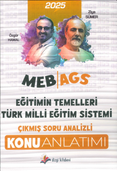 2025 MEB AGS Eğitimin Temelleri ve Türk Milli Eğitim Sistemi Çıkmış Soru Analizli Konu Anlatımı Dizgi Kitap FotokoPink