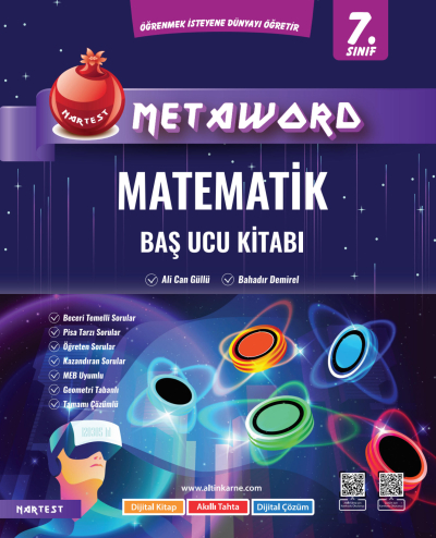 7. Sınıf Matematik Metaword Baş Ucu Kitabı Nartest Yayınları FotokoPink