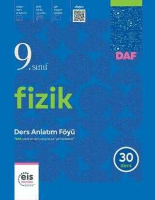 9.Sınıf DAF Fizik EİS Yayınları