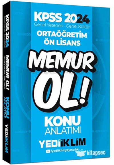 MEMUR OL KONU ANLATIMI (5 DERS TEK KİTAP)