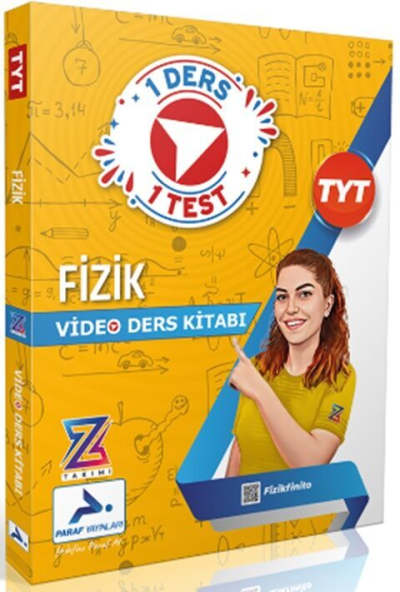 Fizikfinito Paraf Z Takımı TYT Fizik Video Ders Anlatım Kitabı Prf Paraf Yayınları