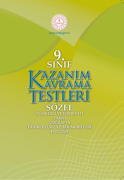 9. Sınıf Kazanım Kavrama Testleri (Sözel)