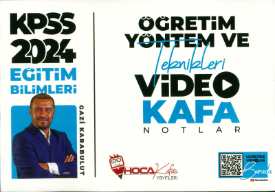 ÖĞRETİM YÖNTEM VE TEKNİKLERİ VİDEO KAFA NOTLAR FotokoPink