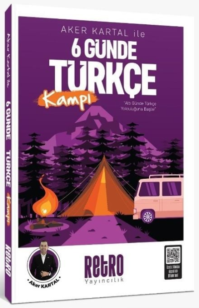 Aker Kartal ile 6 Günde Türkçe Soru Kampı Retro Yayıncılık FotokoPink