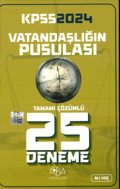 2024 KPSS Vatandaşlığın Pusulası 25 Deneme FotokoPink